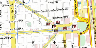 Stadtplan Calle Florida