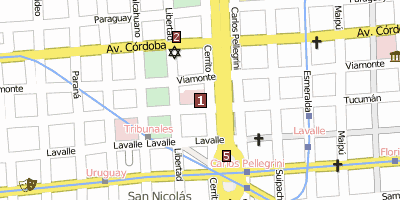 Stadtplan Teatro Colón Buenos Aires